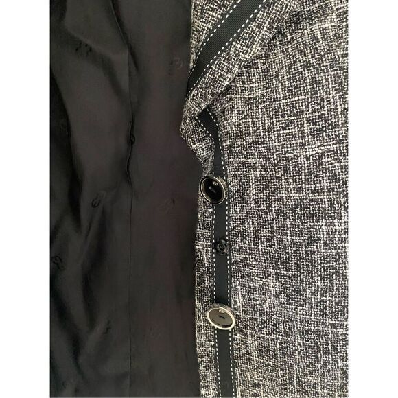 ESCADA Wool blend  Blazer Womens Shoulder Pads Tailored Jacket Office Classic si - Picture 6 of 11